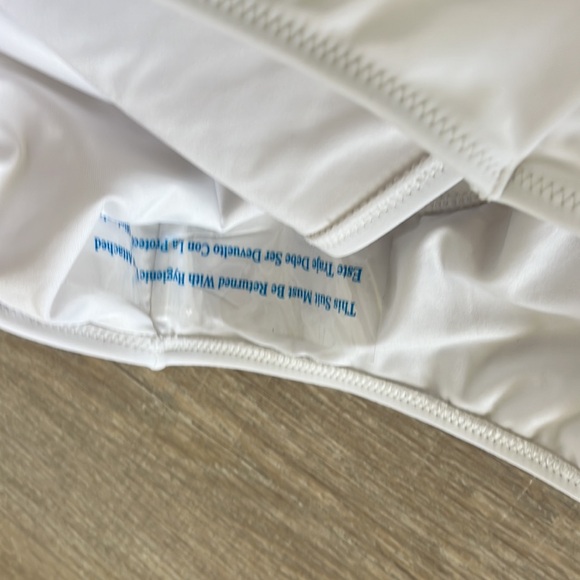 Shade & Shore White One-Piece Swimsuit - Picture 10 of 15